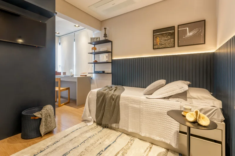 Conheça mais ideias de cores para quarto masculino — Cores para quarto masculino: como dividir os tons + 20 fotos (13)