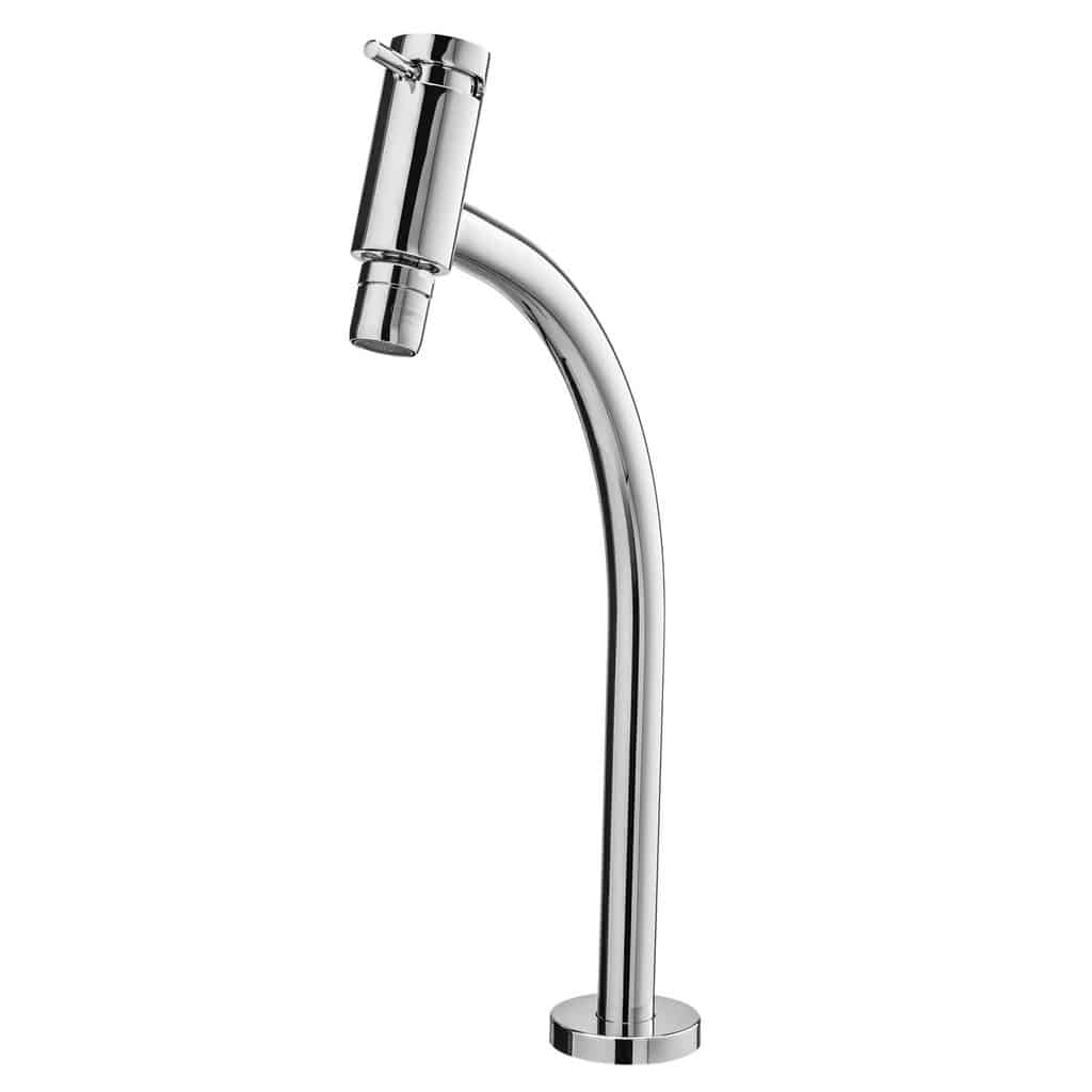 Torneira Para Cozinha De Mesa Bica Alta Com Arejador Articulado Basic — Celite
