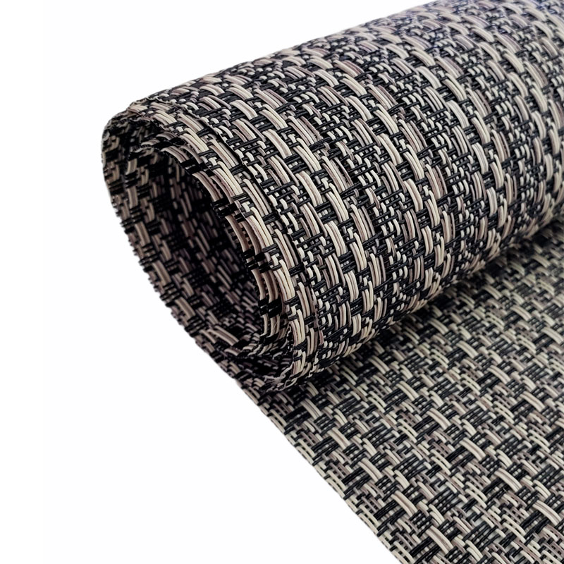 Forro Sintético Para Pergolado Ideal para áreas externas 1,40mts De Largura PRETO, CINZA E BRANCO — Rattan