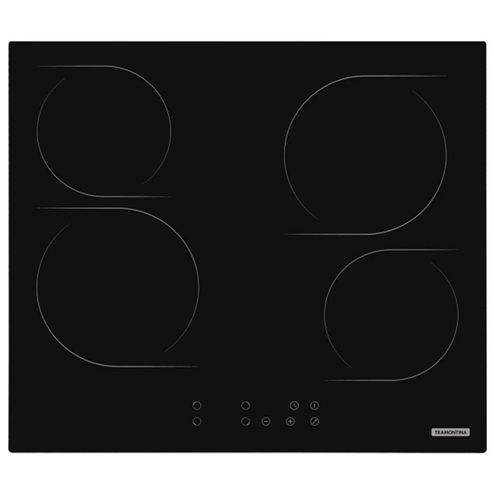 Cooktop Eletrico Tramontina New Square Vitrocerâmico C/ 4 Areas Aquecimento 94747/022 — tramontina